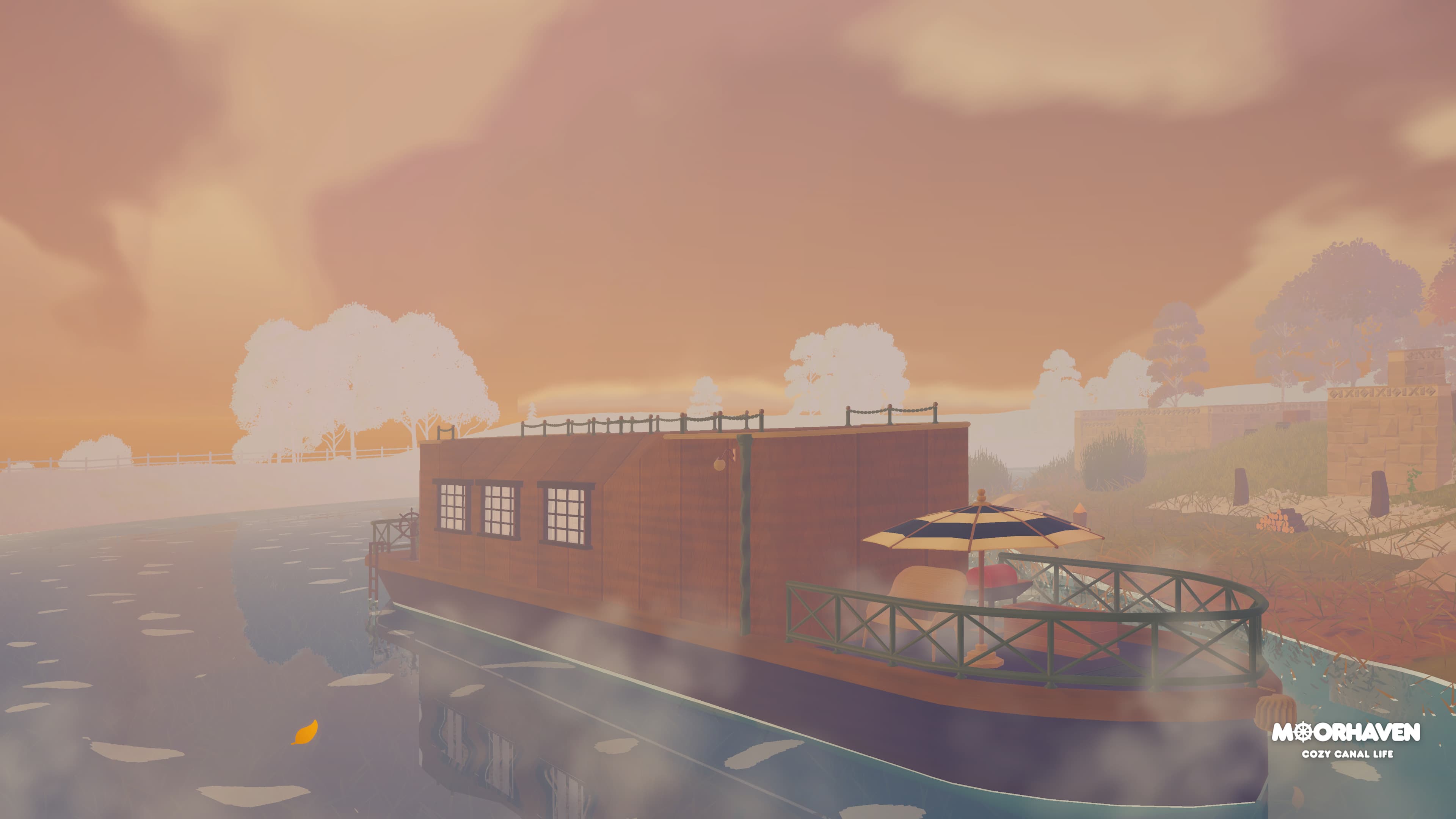 Misty sunrise